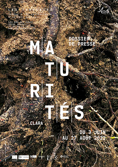 Maturités, exposiiton CLARA aux tanneries centre d'art contemporain,Amilly, dossier de presse