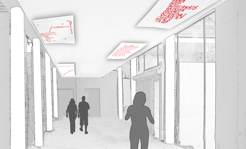 Des Naissances, installation, 1% artistique du pôle culturel Domaine de Lahaye au Taillan-Médoc, Emmanuel Aragon