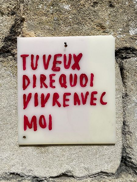 Tu veux dire quoi vivre ensemble, Emmanuel Aragon, 2023, Tulute 1, Montpellier