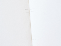 Aveugle revenir, carnet, exposition collectif 0,100 à Eponyme Galerie, 2019, Emmanuel Aragon
