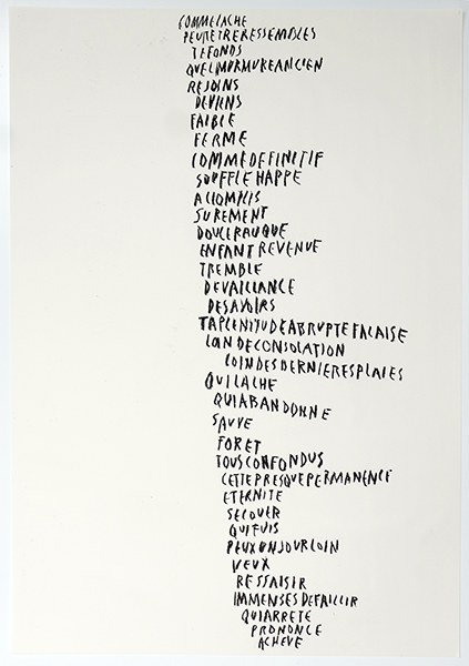 Chants pour Quitter, Emmanuel Aragon, 2024, dessin, pastel sur papier