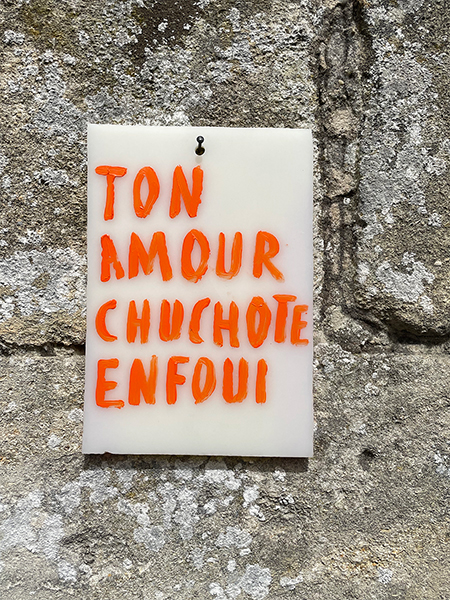 Emmanuel Aragon, TUMULTE 1 Montpellier, Ton Amour enfoui chchote, 2023